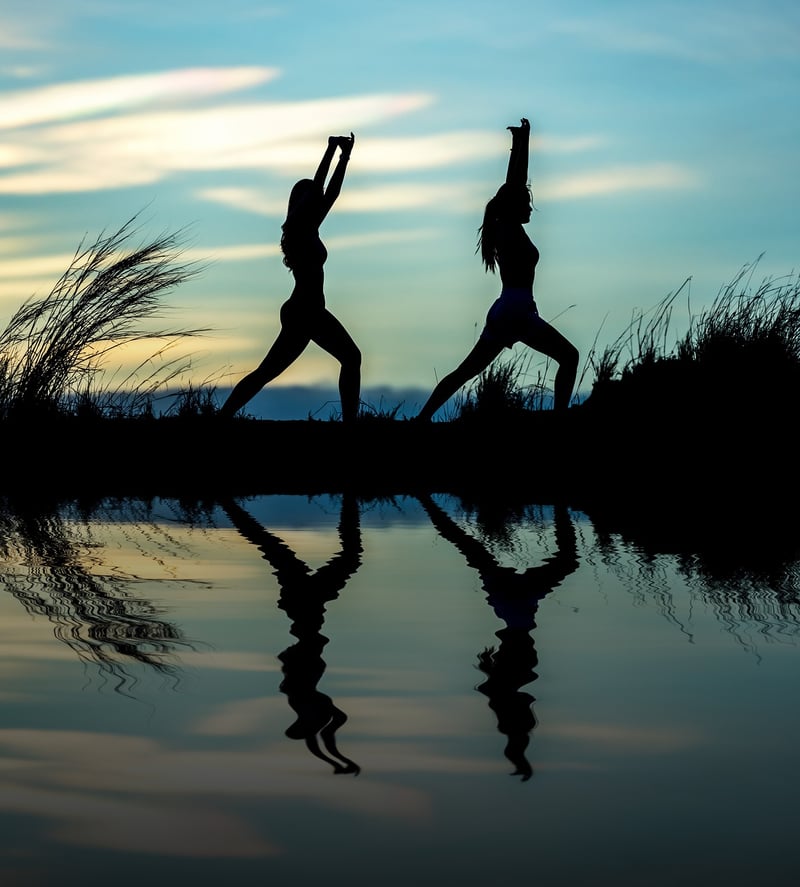 Senior women exercising fitness
